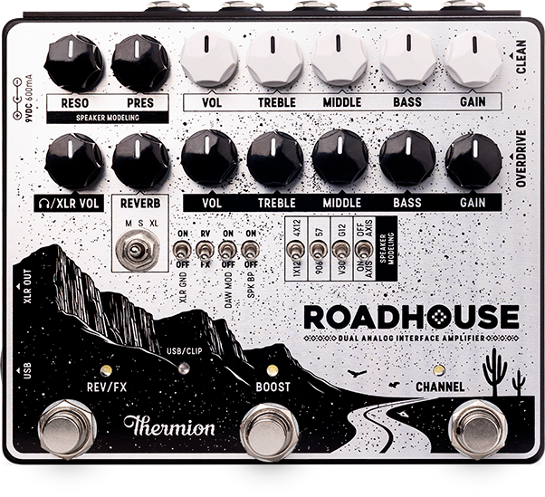 Thermion Roadhouse - Dual Analog Interface Amplifier - Vista frontal
